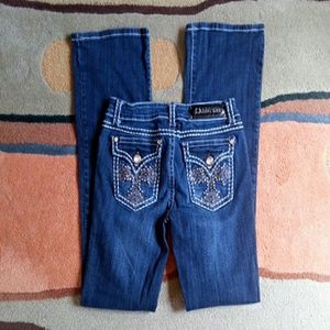 🎄Hip hugger boot cut jeans